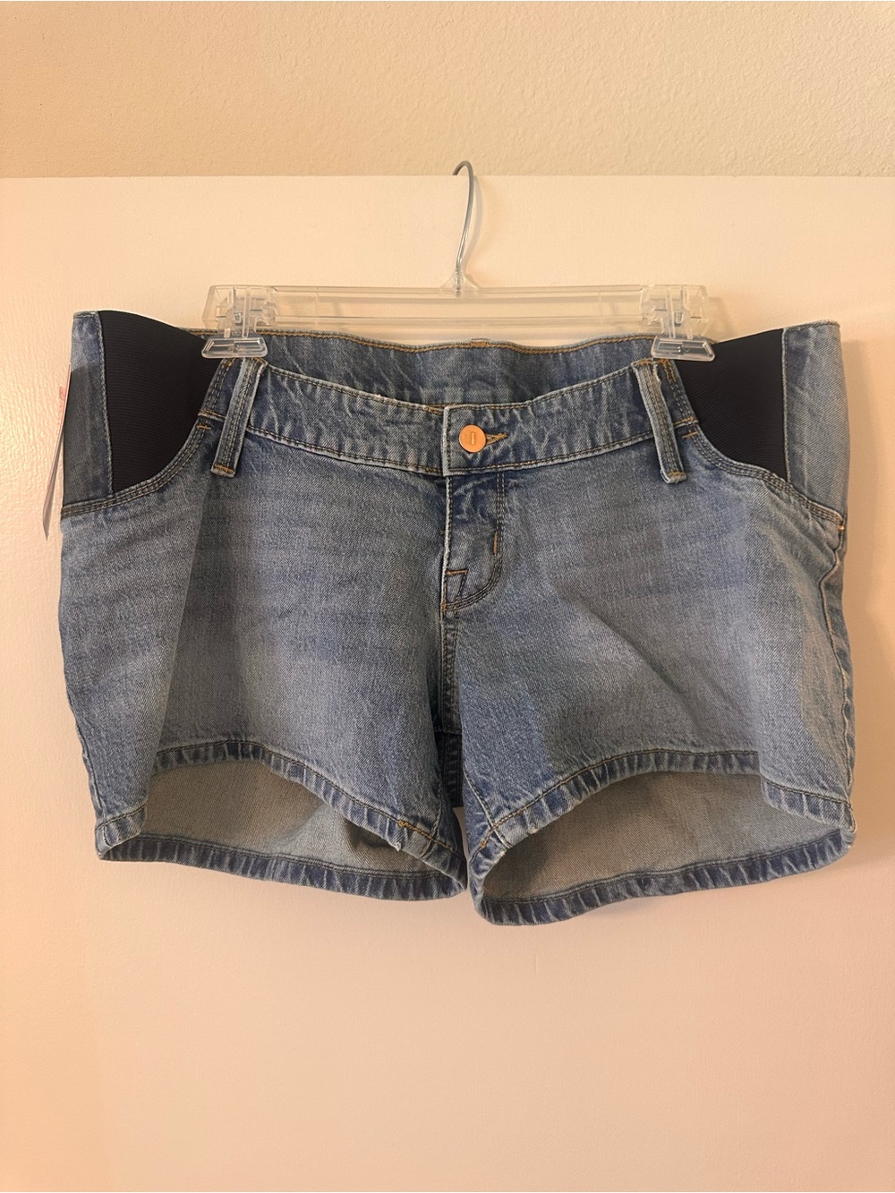 Isabel Maternity by Ingrid & Isabel Light Blue Denim Overalls